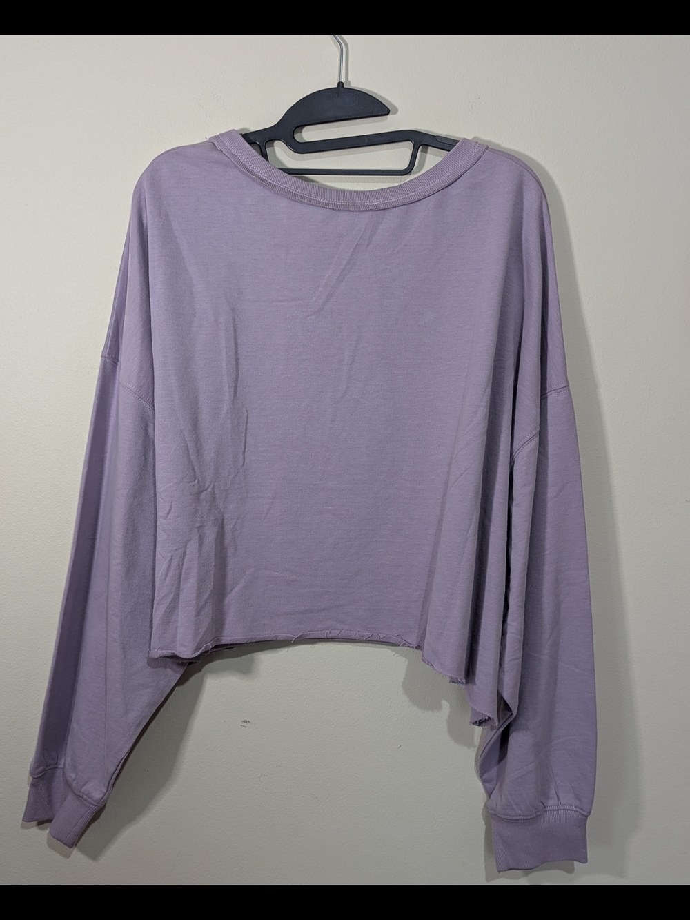 Peach Love California NWT Smiley Face Cropped Sweatshirt Bundle Size L Oversized - Picture 8 of 12